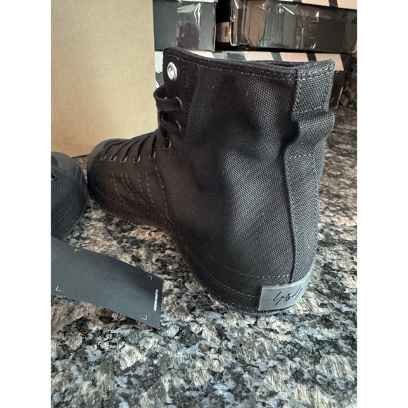 Y-3‎ Men\'s Nizza Hi Adidas High Top Sneakers. Blackout Shoes. Limited Sz 8 Men\'s main image 10